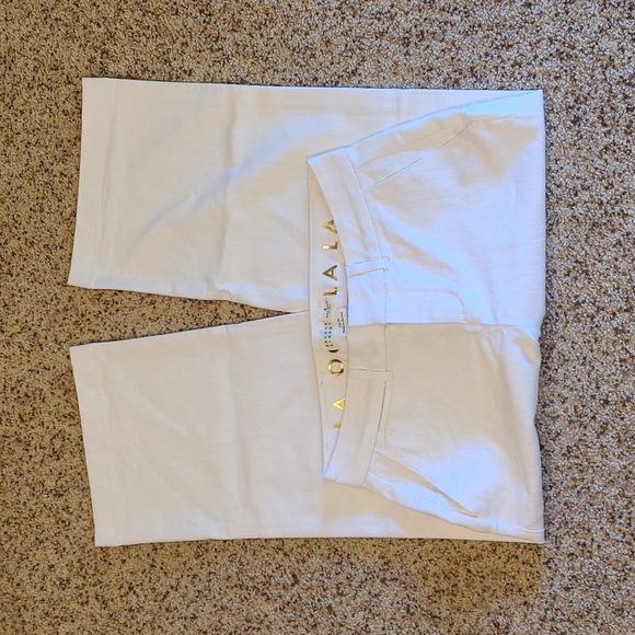Kate Spade NWOT Broome Street fresh white denim wide leg pants/culottes - Picture 6 of 14